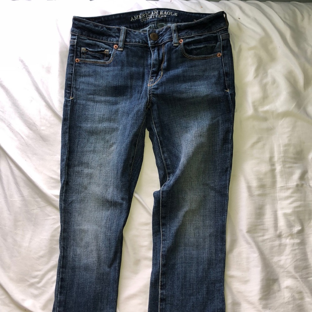 AE Dark Wash skinny jeansss!!!!